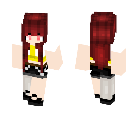 cherry hair - Female Minecraft Skins - image 1