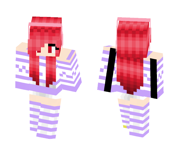 Coral's Cristmas skin - Female Minecraft Skins - image 1