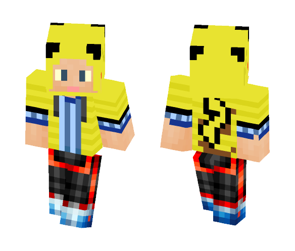 ¥ Human Pikachu ¥ - Male Minecraft Skins - image 1