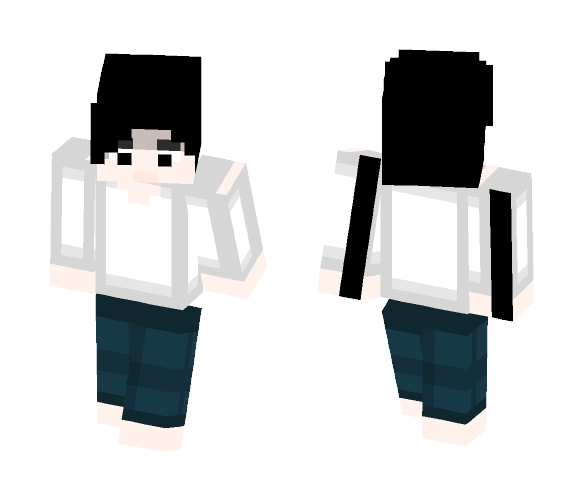 [Death Note] L Lawliet - Male Minecraft Skins - image 1
