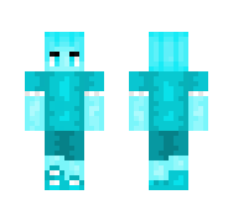 Request From Brother ( Turquoise ) - Male Minecraft Skins - image 2