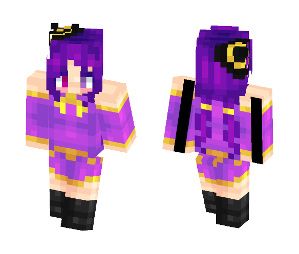 Yonderfork's request (remade) - Female Minecraft Skins - image 1