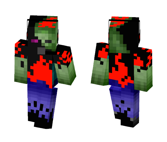 BloodingEnderZombie - Male Minecraft Skins - image 1