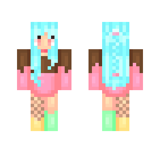 ☾ Strawberry Icecream ☽ - Female Minecraft Skins - image 2