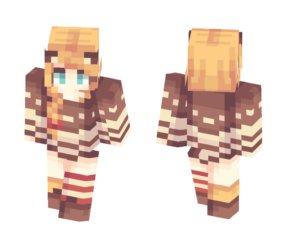 The Golden Braid - Female Minecraft Skins - image 1