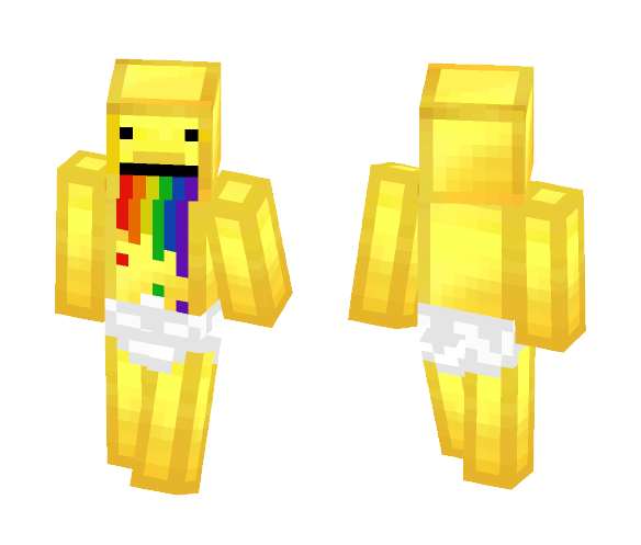 Golden Nugget Man - Interchangeable Minecraft Skins - image 1