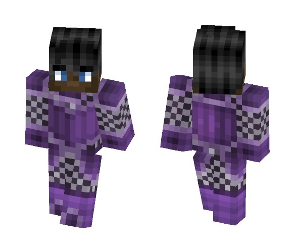 Knight in Purple Armor - Male Minecraft Skins - image 1