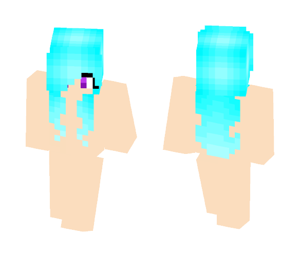 Blue hair base - Female Minecraft Skins - image 1