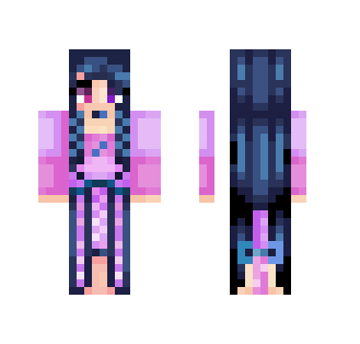 Lavender Midnight - Female Minecraft Skins - image 2
