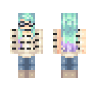 BrǐtBrǐtt~Hipster Gal - Female Minecraft Skins - image 2