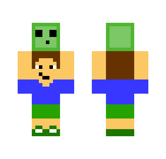 Giving a Slime a Ride - Male Minecraft Skins - image 2