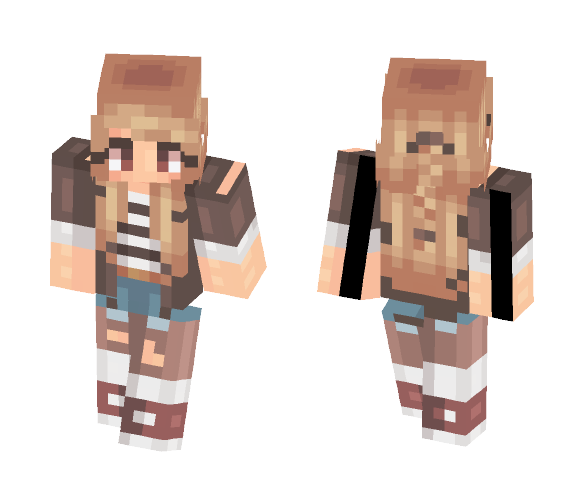 ⌊uℵašoα⌊ ~ Huntsman - Female Minecraft Skins - image 1