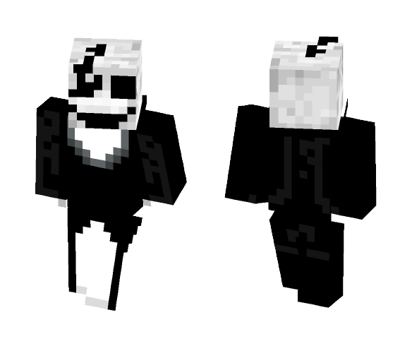 W.D Gaster - Other Minecraft Skins - image 1