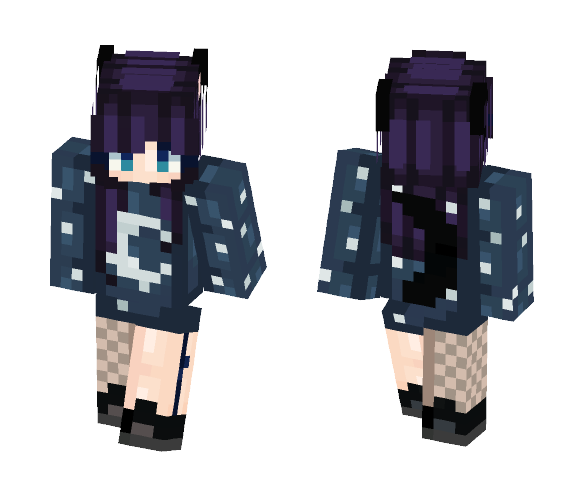 Download Moon Cat || ???????????? Minecraft Skin for Free