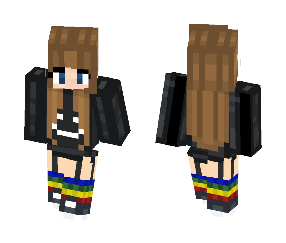 *my pity party's in flames* - halo - Female Minecraft Skins - image 1