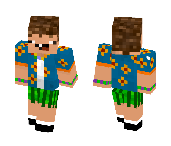 Hawaii Joey! - Male Minecraft Skins - image 1