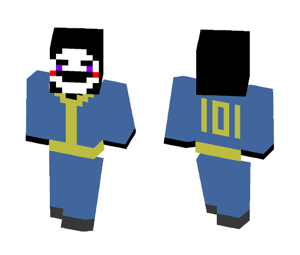 vault-puppet (fallout and fnaf mix) - Interchangeable Minecraft Skins - image 1