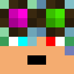 Rainbow Haired Male w/Ramped shirt - Male Minecraft Skins - image 3