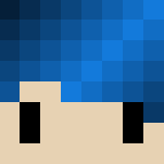 Cute Chibi Blue Haired Boy - Boy Minecraft Skins - image 3