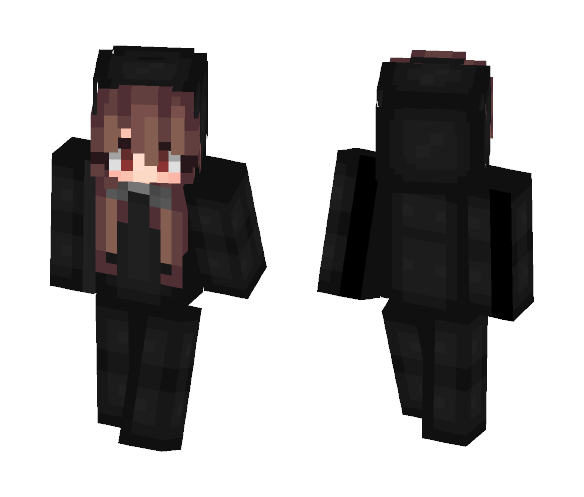 yѳѳℓi // Black onesie thing - Female Minecraft Skins - image 1