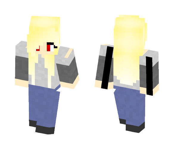 albino girl (REMADE) - Girl Minecraft Skins - image 1