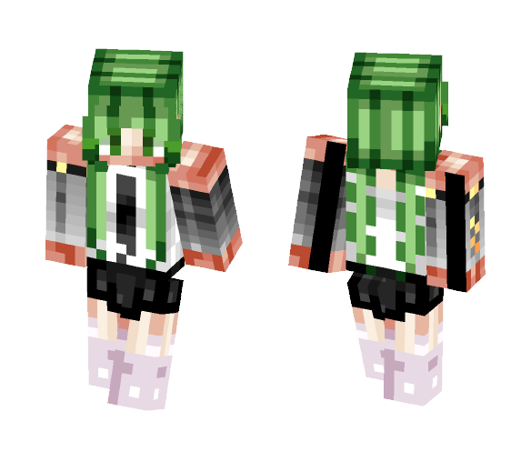 Kiwi Bakane - UTAU OC - Female Minecraft Skins - image 1
