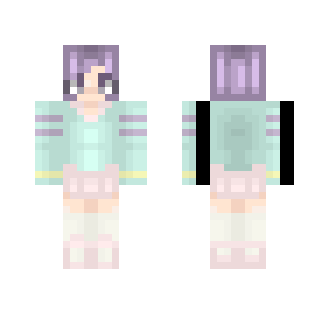 pastels & space buns!!! ♡ - Female Minecraft Skins - image 2