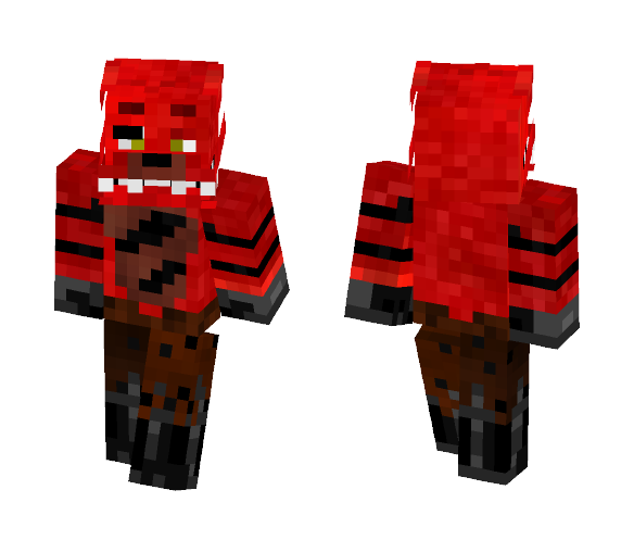 FNAF 1 - Foxy The Pirate - Male Minecraft Skins - image 1