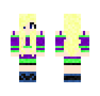 Blonde Haired Girl - Color Haired Girls Minecraft Skins - image 2
