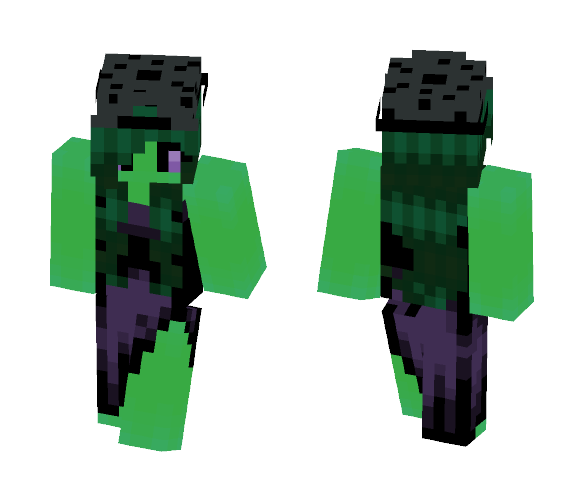 A Girl (zombie) - Girl Minecraft Skins - image 1