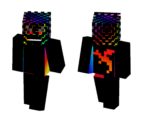 Scary rainbow dragon idk - Male Minecraft Skins - image 1