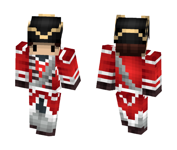 Chibi Red Coat - Male Minecraft Skins - image 1