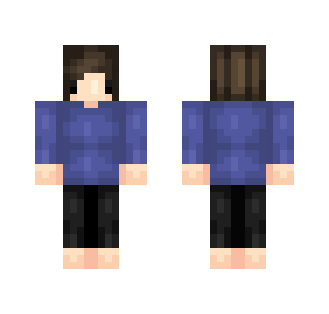 Blue as the sea - Male Minecraft Skins - image 2