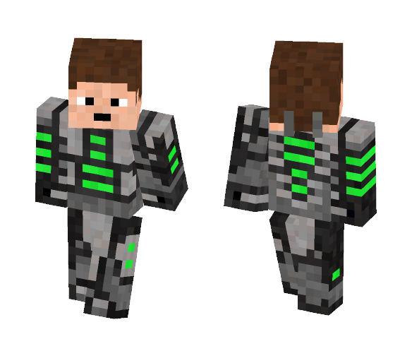 Biohazard Suit Nohelm - Male Minecraft Skins - image 1