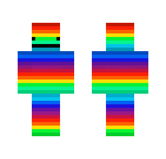 Rainbow Serious :| - Male Minecraft Skins - image 2