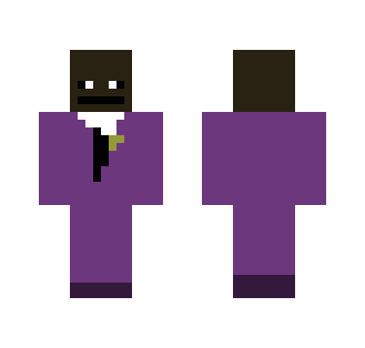 Purple Guy With Freddy Mask - Male Minecraft Skins - image 2