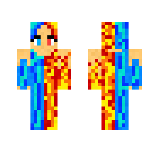 Fire And Water - Female Minecraft Skins - image 2
