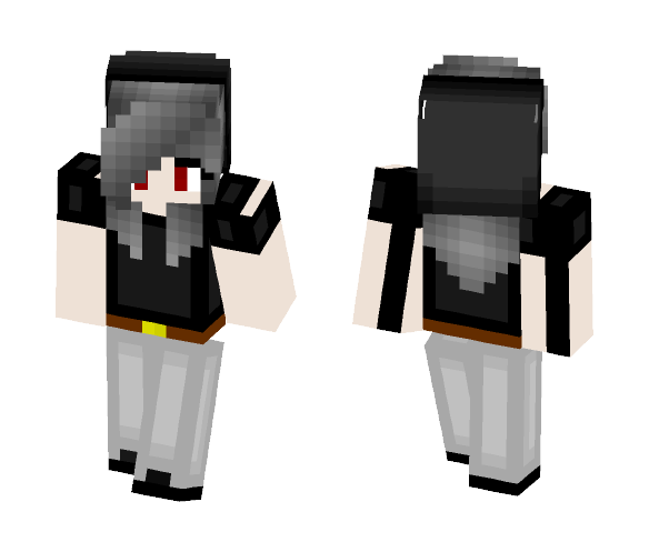 Vampire girl with beanie - Girl Minecraft Skins - image 1