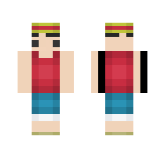 8-Bit Luffy - Male Minecraft Skins - image 2