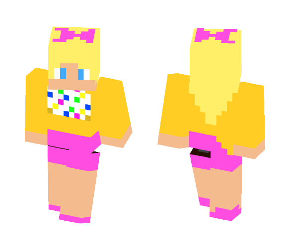 [FNAF] Human Toy Chica the Chicken - Female Minecraft Skins - image 1