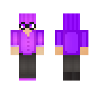 Purple Nerd - Male Minecraft Skins - image 2