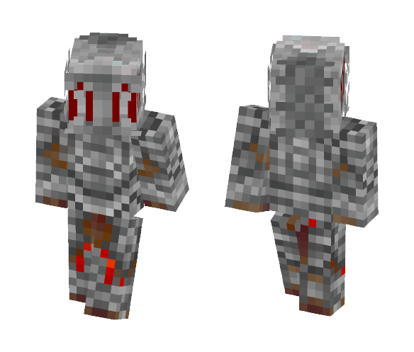 Burning Soul Knight - Male Minecraft Skins - image 1