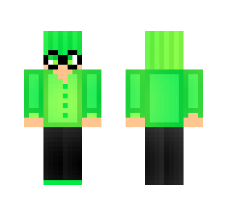 Green Nerd - Male Minecraft Skins - image 2