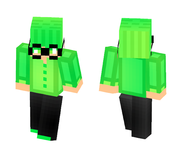 Green Nerd - Male Minecraft Skins - image 1
