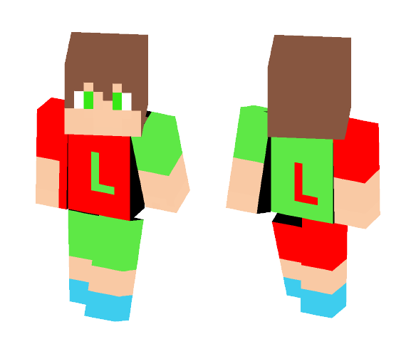 Lovly World Uniform For Boys - Male Minecraft Skins - image 1