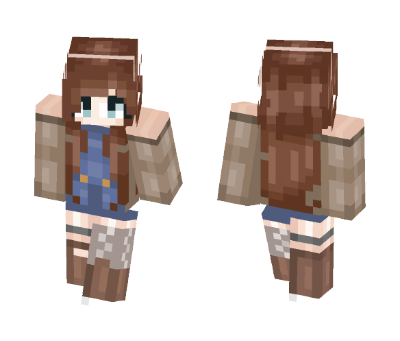 Dungarees ~ Ρhσεπγx - Female Minecraft Skins - image 1