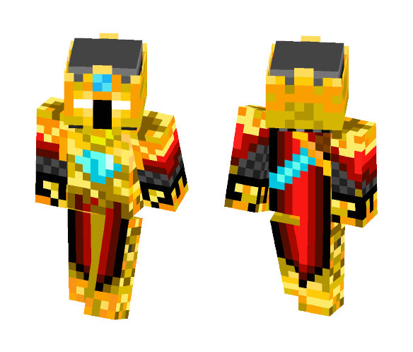 heobrine gold knight - Male Minecraft Skins - image 1