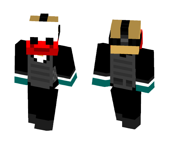 Payday2 Wolf - Male Minecraft Skins - image 1