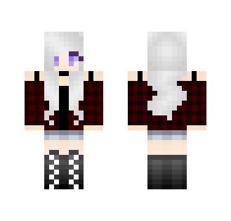 Emo girl （ミ￣ー￣ミ） - Girl Minecraft Skins - image 2