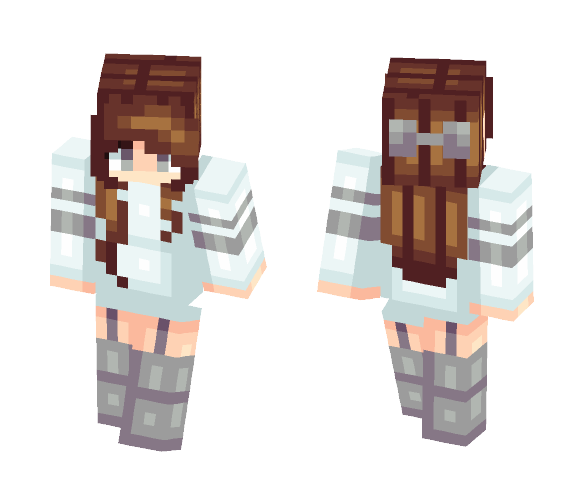 avERAGE TEEN GIRL :))) - Girl Minecraft Skins - image 1